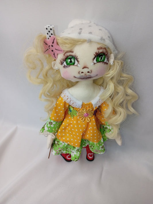 Hand-painted doll