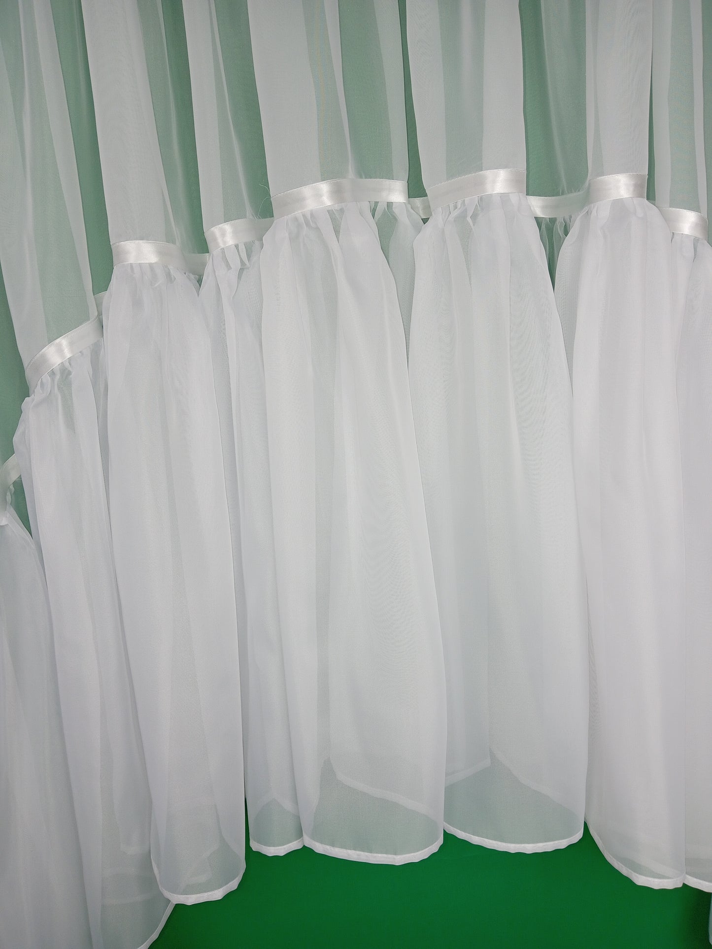 Beautiful white curtain